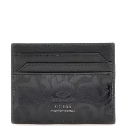 GUESS Black Printed Leather Bi-Fold Wallet-picture-39