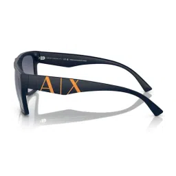 Armani Exchange Urban Attitude Blue Gradient Rectangular Sunglasses for Men image 4