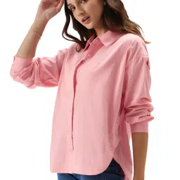 The Souled Store Pink Shirt image 3