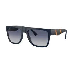 Armani Exchange Urban Attitude Blue Gradient Rectangular Sunglasses for Men image 1