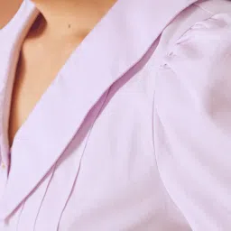 The Label Life Lavender Cotton Regular Fit Shirt image 3