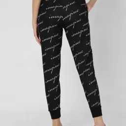 Vero Moda Ease Black Printed Joggers image 2