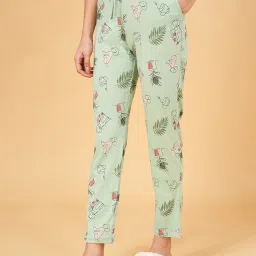 Dreamz by Pantaloons Green Cotton Printed Pyjamas image 3