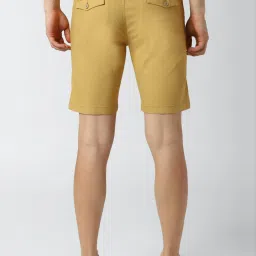 Peter England Yellow Shorts image 2
