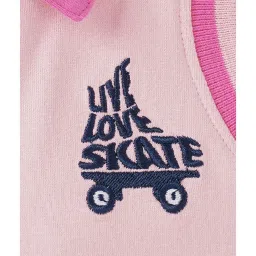 Ed-a-Mamma Kids Pink Embroidered T-Shirt image 3