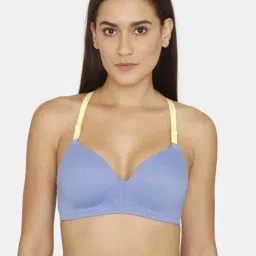 Zivame Blue Padded Bra-image-99