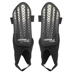 Vector X Samba White & Black Shinguard for Juniors-picture-49