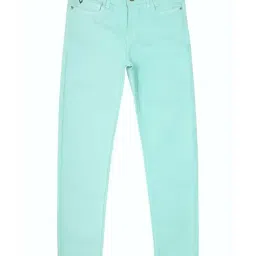 allen solly junior Allen Solly Kids Aqua Blue Slim Fit Jeans-picture-15