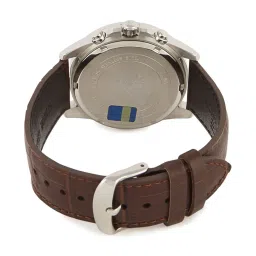 Casio EDifice EFR-526L-7BVUDF Beige Analog Dial Brown Leather Band Men's Watch EX303 image 3