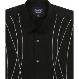 Cavio Kids Black Embellished Shirt image 3