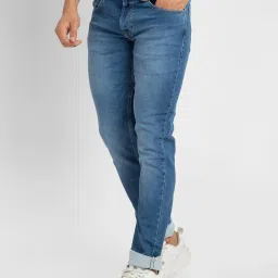 Spykar Blue Regular Fit Jeans image 3