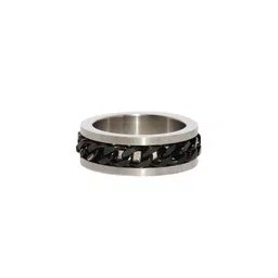 The Roadster Lifestyle Co Men Stainless Steel Band Ring image 3