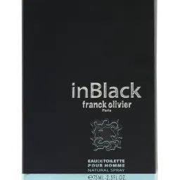 Franck Olivier In Black Eau de Toilette for Men - 75 ml image 3