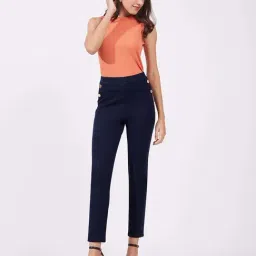 Fablestreet Navy Plain Trouser image 4