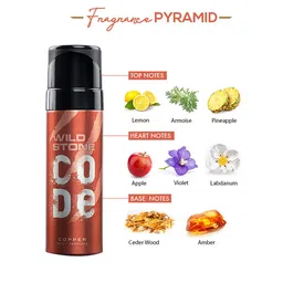 Wild stone Unisex Set Of 3 Body Perfume Spray image 2