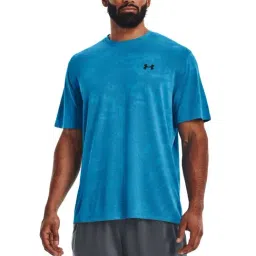 Under Armour Blue Regular Fit Camouflage Sports T-Shirt-picture-35