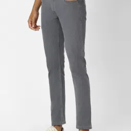 Peter England Jeans Grey Cotton Skinny Fit Jeans image 3