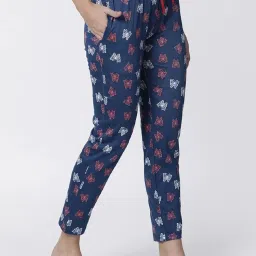 Kryptic Black & Blue Printed Pyjamas (Pack Of 2) image 3