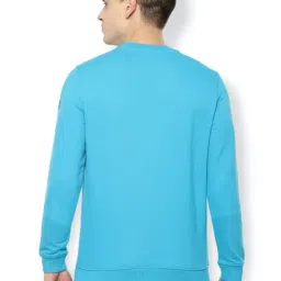 Van Heusen Blue Slim Fit Printed SweatShirt image 2