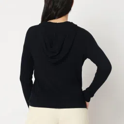 Vero Moda Navy Regular Fit Hoodie image 3