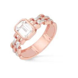 malabar gold and diamonds Malabar Gold & Diamonds 18k Rose Gold Ring For Men image 3