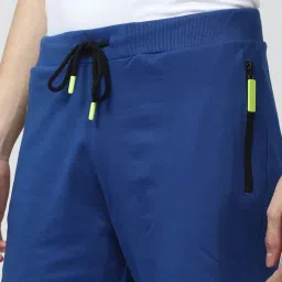 Peter England Blue Cotton Regular Fit Printed Shorts image 4