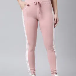 SHOWOFF Peach Slim Fit Trackpants-image-70