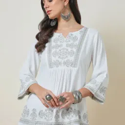 Soch White Embroidered Tunic-image-17