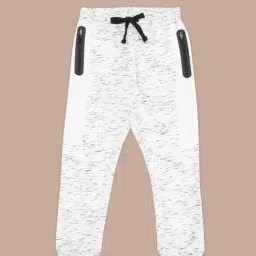 Pantaloons Junior White Cotton Printed Trackpants-image-47
