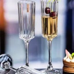 Goodhomes Clear Champagne Glass Tumbler - Set of 6-image-68