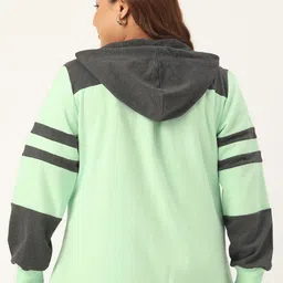 theRebelinme Women Colourblocked Open Front Jacket image 5