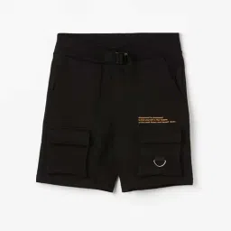 Fame Forever by Lifestyle Kids Black Cotton Printed Shorts-picture-33