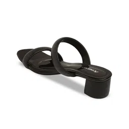 KNEETOES Women Textured Block Heels Sandals image 2