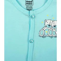 Mee Mee Kids Blue & White Printed Jablas (Pack Of 2) image 5