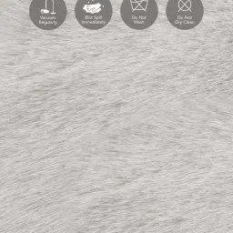 Obsessions White Polyester Solid Bedside Runner image 4