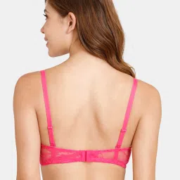 Rosaline by Zivame Dark Pink Under-Wired T-Shirt Bra image 2