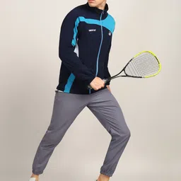 GNOCKFACE Men Brand Logo Colourblocked Windcheater Sporty Jacket image 4