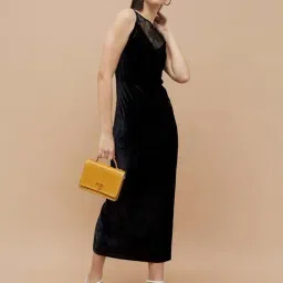Code by Lifestyle Black Bodycon Dress-picture-15