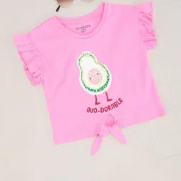 Pantaloons Junior Sachet Pink Top-image-38