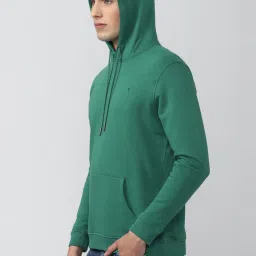 Van Heusen Sport Green Regular Fit Hooded SweatShirt image 3
