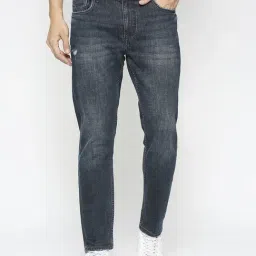 Being Human Dark Blue Skinny Fit Distressed Jeans-picture-18