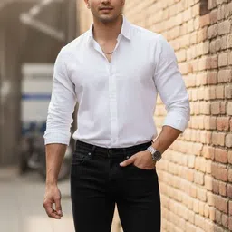 RICH STAG Men Comfort Casual Shirt image 4