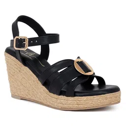 London Rag Women Peep Toe Wedge Heel Sandals-picture-24