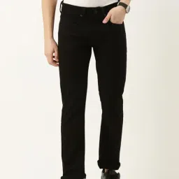 Peter England Jeans Black Regular Fit Jeans-picture-17