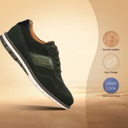 Bugatti Men's Simone Comfort Green Casual Sneakers image 4