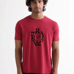 Rare Rabbit Red Regular Fit Graphic T-Shirt-picture-20