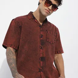 Difference of Opinion Men Relaxed Boxy Casual Shirt-image-26