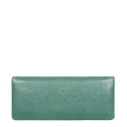 Hidesign Green Solid Bi-fold Wallet for Women image 3
