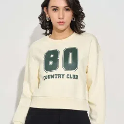 People By Pantaloons Off White Relaxed Fit Printed Sweatshirt-image-30