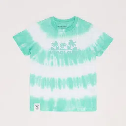 Pantaloons Junior Boys Dyed Round Neck Cotton T-shirt-picture-58